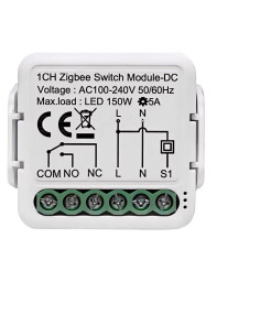 Interruptor Inteligente ZigBee URURTM 1 Canal 12V 24V AC