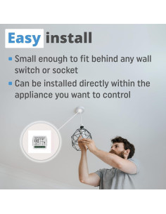 Interruptor Inteligente ZigBee URURTM 1 Canal 12V 24V AC 2