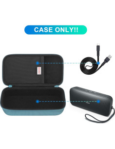 Funda de Transporte BOVKE para Altavoz Bluetooth Tribit StormBox Flow - Azul 2