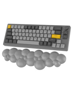 Reposamuñecas Ergonómico MANBASNAKE Nube Gris 38.5x11x2.5cm