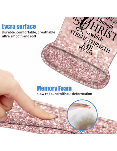 Reposamuñecas Ergonómico DEHJYYIJUY para Teclado y Ratón