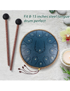 Juego de Mallets para Tambor de Lengua de Acero 6-14" 2