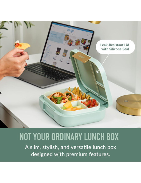 Funda de Almuerzo Bentgo Modern 1.24L Verde Menta a Prueba de Fugas