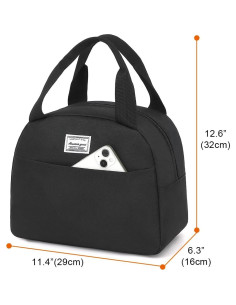 Bolsa de Almuerzo Térmica Mountain Guest Negra 14.79L 2