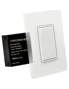 Módulo de Relé Wi-Fi TOPGREENER TGWFRSM1, Interruptor Inteligente Oculto 2