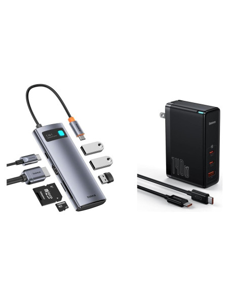 Baseus Hub USB-C 7-en-1 HDMI 4K 60Hz 3 USB3.0 SD TF