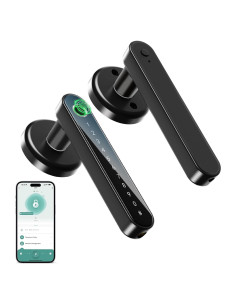 Cerradura Biométrica IRONZON con Huella Dactilar y Teclado