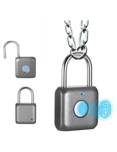 Candado biométrico eLinkSmart YL-P8 gris - 20 huellas