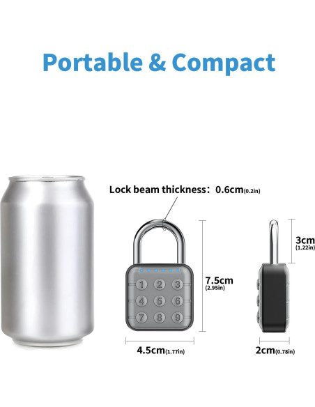Candado de Combinación SURPN para Taquilla - Alta Seguridad