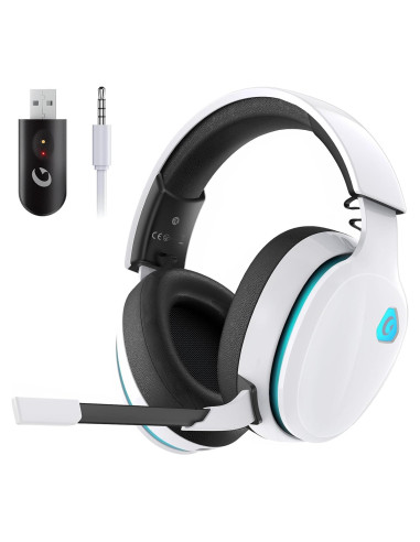 Auriculares Gaming Inalámbricos Gtheos Captain 300 - Blanco