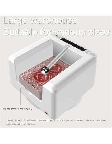 Distribuidor Automático de Cartas YONTYEQ - 8 Jugadores, 2800mAh