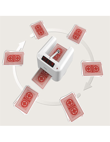 Distribuidor Automático de Cartas YONTYEQ - 8 Jugadores, 2800mAh