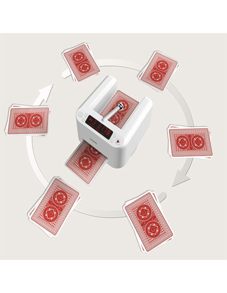 Distribuidor Automático de Cartas YONTYEQ - 8 Jugadores, 2800mAh