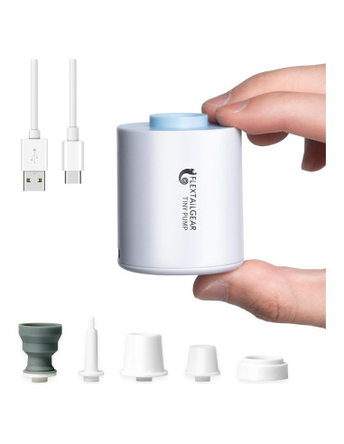 Bomba de Aire Portátil FLEXTAILGEAR 1300mAh Azul