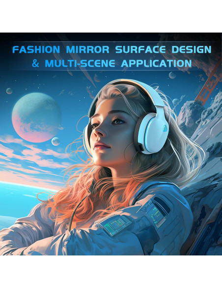 Auriculares Gaming Inalámbricos Gtheos Captain 300 - Blanco