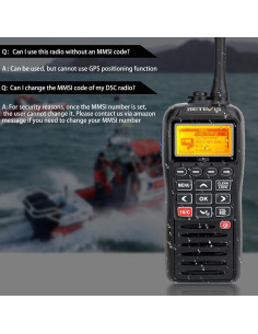 Retevis RM40 Radio Marina de Mano GPS IP67 Flotante 2