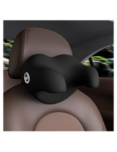 Almohada de viaje SPRFUFLY U-TravelDr viscoelástica negra