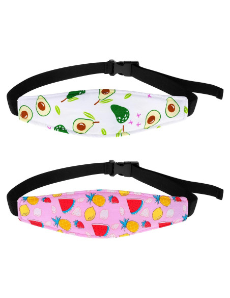 HESTYA Soporte de Cabeza para Bebé 2 Piezas Fruta