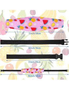 HESTYA Soporte de Cabeza para Bebé 2 Piezas Fruta 2