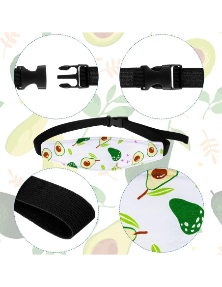 HESTYA Soporte de Cabeza para Bebé 2 Piezas Fruta