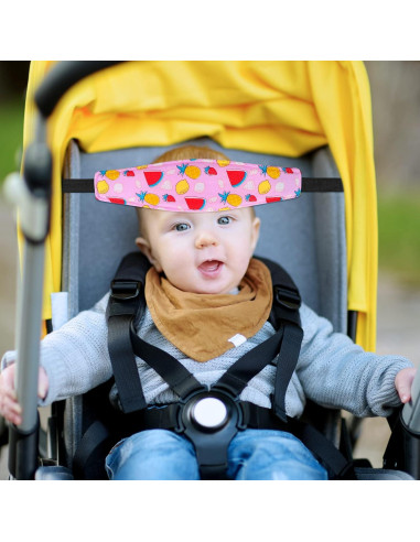 HESTYA Soporte de Cabeza para Bebé 2 Piezas Fruta