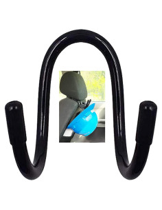 Soporte de Casco Duro Pmsanzay para Asiento - Negro