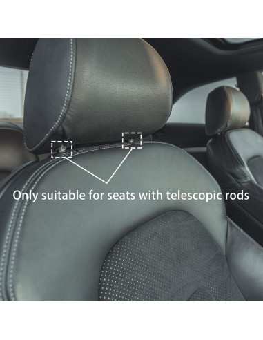 Almohada de Cuello VVHOOY 2 PCS Cuero Suave Universal