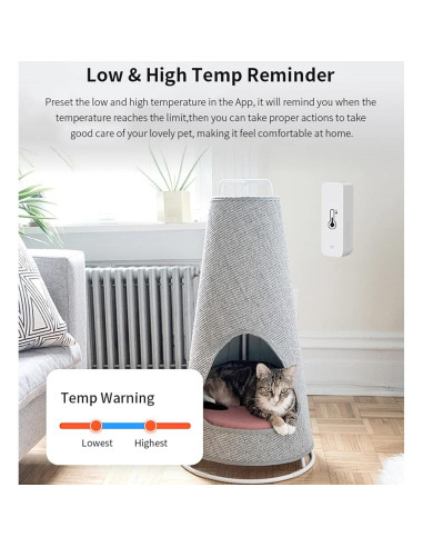 Sensor de Temperatura y Humedad WiFi Gaoducash TH01 - Monitoreo Remoto