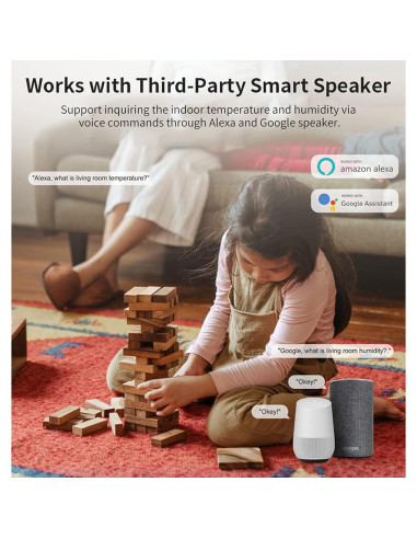 Sensor de Temperatura y Humedad WiFi Gaoducash TH01 - Monitoreo Remoto