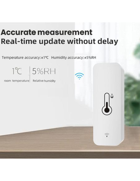 Sensor de Temperatura y Humedad WiFi Gaoducash TH01 - Monitoreo Remoto