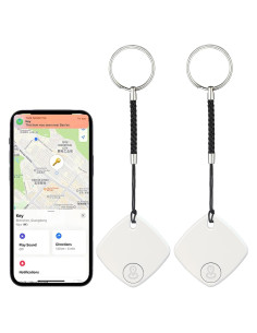 Localizador de Llaves Bluetooth Gaoducash 2Pack Blanco