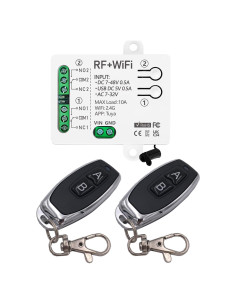 Interruptor Inteligente WiFi + RF DieseRC TY-2CH 2 Canales