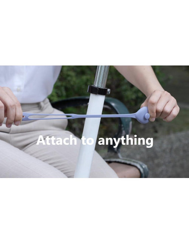 Soporte Universal para AirTag MOOY Silicona Púrpura