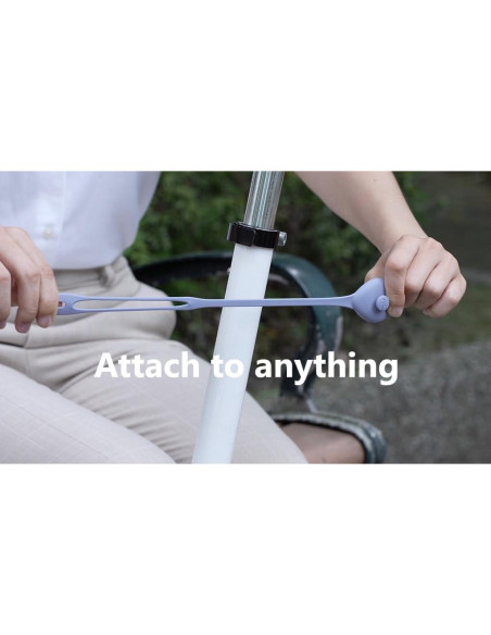 Soporte Universal para AirTag MOOY Silicona Púrpura