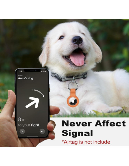 Soporte de Silicona para AirTag Linsaner Marrón