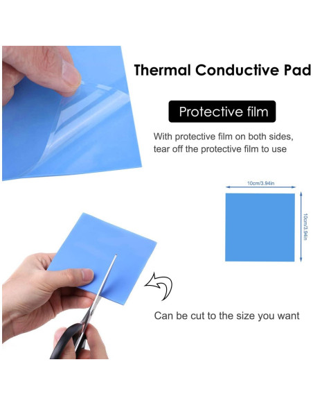 Kit de Disipadores de Calor Aluminio y Cobre para Raspberry Pi