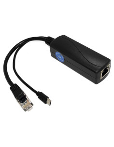 Divisor PoE Micro USB REVODATA 5V 2.4A Gigabit 10/100/1000Mbps
