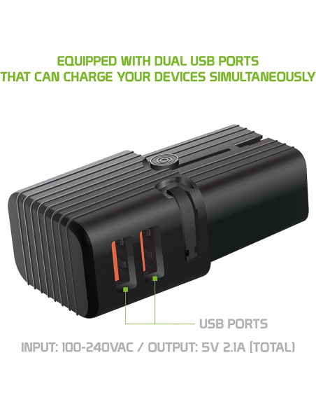 Adaptador USB Universal para Raspberry Pi 4 - 2 Puertos 2.4A Adaptador USB Universal para Raspberry Pi 4 - 2 Puertos 2.4A