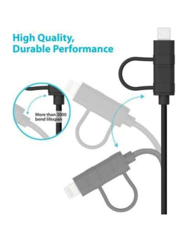 Cable de Datos USB 5A para Raspberry Pi 3 Modelo B - Carga Rápida