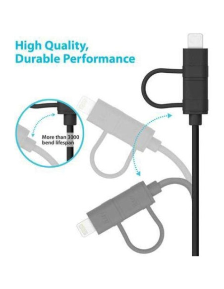 Cable de Datos USB 5A para Raspberry Pi 3 Modelo B - Carga Rápida