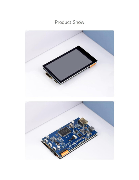 Pantalla LCD táctil Waveshare 3.5" 480x800 para Raspberry Pi Pantalla LCD táctil Waveshare 3.5" 480x800 para Raspberry Pi