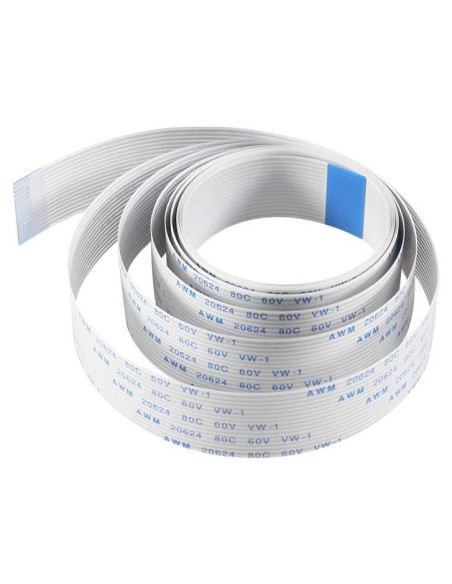 Cable FFC Aokin 200cm 15 Pines para Cámara Raspberry Pi
