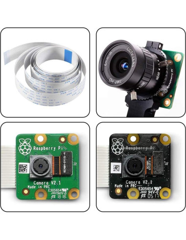 Cable FFC Aokin 200cm 15 Pines para Cámara Raspberry Pi