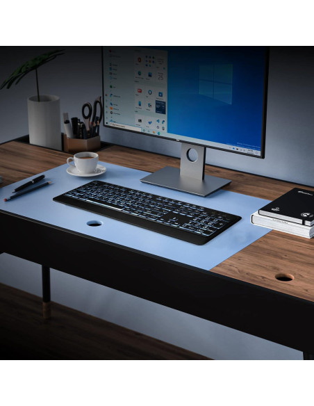 Teclado USB Retroiluminado KOPJIPPOM Grande 104 Teclas