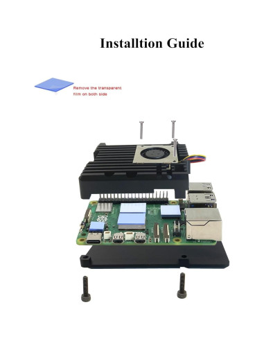 Caja de Aluminio para Raspberry Pi 5 con Ventilador de Enfriamiento