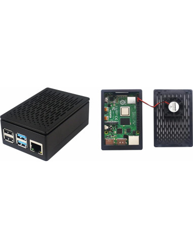 Kit Raspberry Pi 4B A-DIGISHUO 4GB RAM con Caja y Ventilador