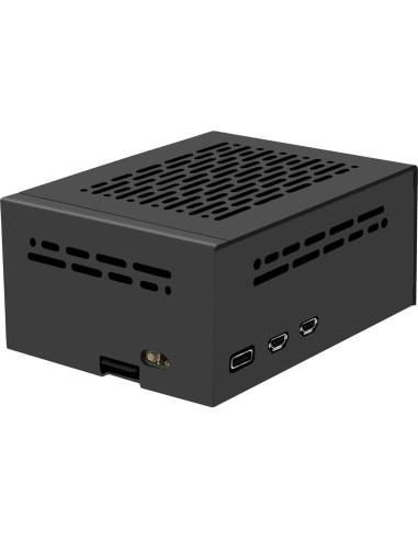 Caja de Metal PCIe Geekworm para Raspberry Pi 5 + Fuente 27W