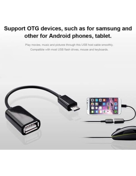Adaptador OTG MicroUSB 2.0 Tek Styz para Raspberry Pi Zero