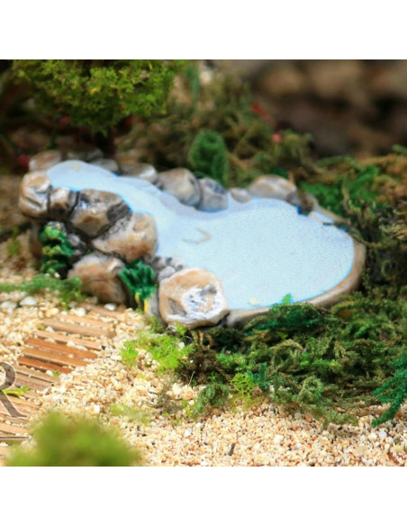 Hoja de Agua Ripple VILLCASE 27x20 cm 5 Hojas Decoración