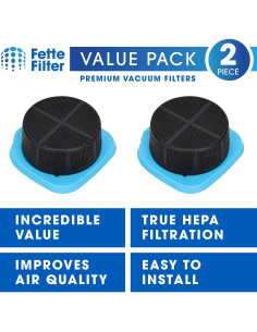 Filtros de Reemplazo Fette Filter HNVDF10 para Aspiradora BLACK+DECKER 2